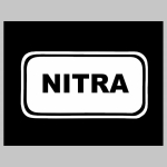 Nitra  "mestská tabuľa" mikina s kapucou stiahnutelnou šnúrkami a klokankovým vreckom vpredu 